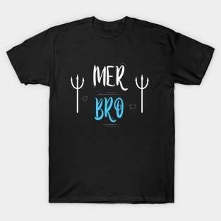 Mermaid Birthday Big Brother Merbro T-Shirt